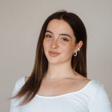 Claide hazel Ohrringe silber getragen - Foto 7
