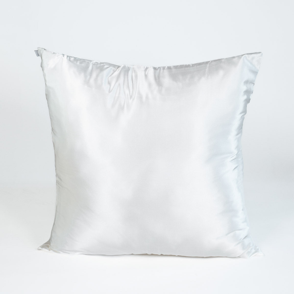 Satin Kopfkissenbezug Weiß