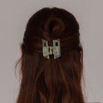 CLAIDE Lana Haarklammer grün Frisur - Foto 6