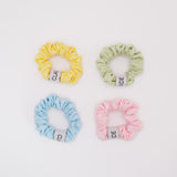 Petite Scrunchies Pastel Cotton Bundle (4er-Pack)