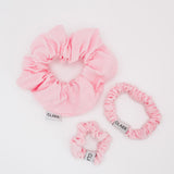 Rosa Cotton Scrunchies Bundle (3er-Pack)