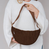 Cord Crossbody Bag braun