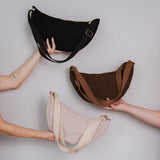 Cord Crossbody Bag beige