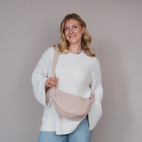 Cord Crossbody Bag beige