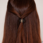 Claide Lune Haarklammer schwarz Frisur - Bild 9