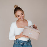 Cord Travel Bag Beige