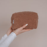 Kosmetiktasche aus Teddyfleece