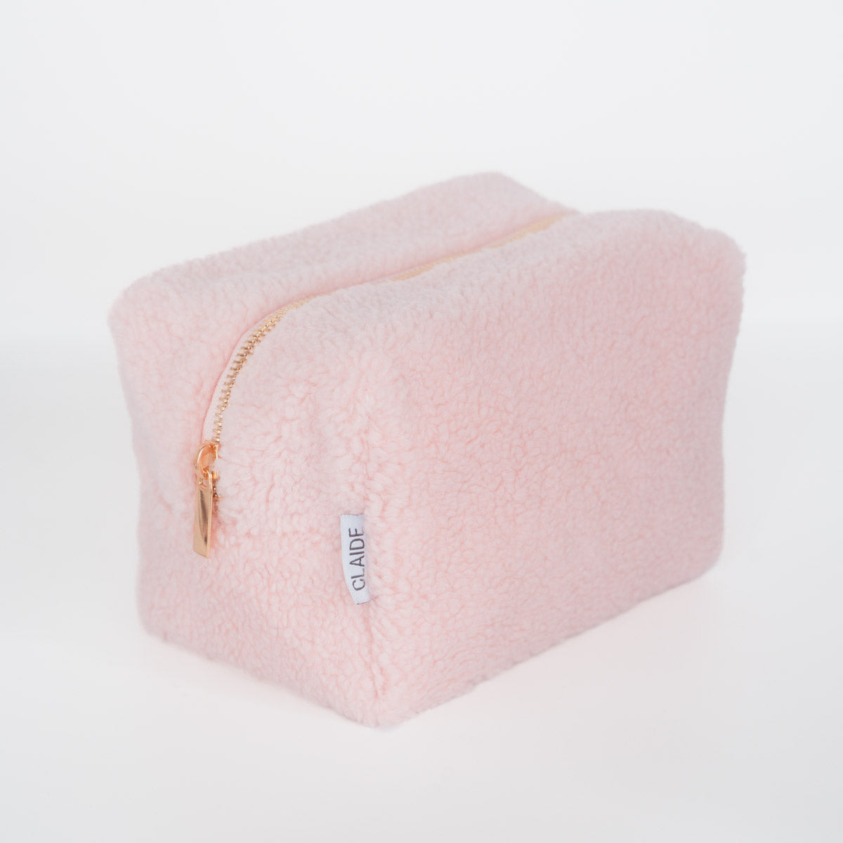 Kosmetiktasche aus Teddyfleece