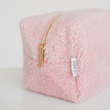 Kosmetiktasche aus Teddyfleece