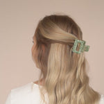 Claide Lana Haarklammer grün Frisur - Video 2