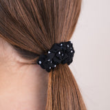 Scrunchies Black Polka Dot Bundle (3er-Pack)