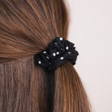 Scrunchies Black Polka Dot Bundle (3er-Pack)