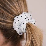 Scrunchies White Polka Dot Bundle (3er-Pack)