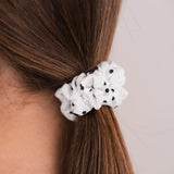 Scrunchies White Polka Dot Bundle (3er-Pack)