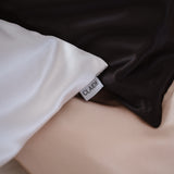 Satin Kopfkissenbezug Creme