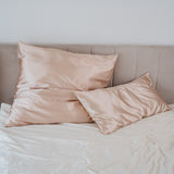 Satin Kopfkissenbezug Creme