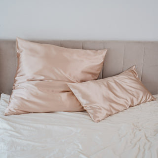 Satin Kopfkissenbezug Creme