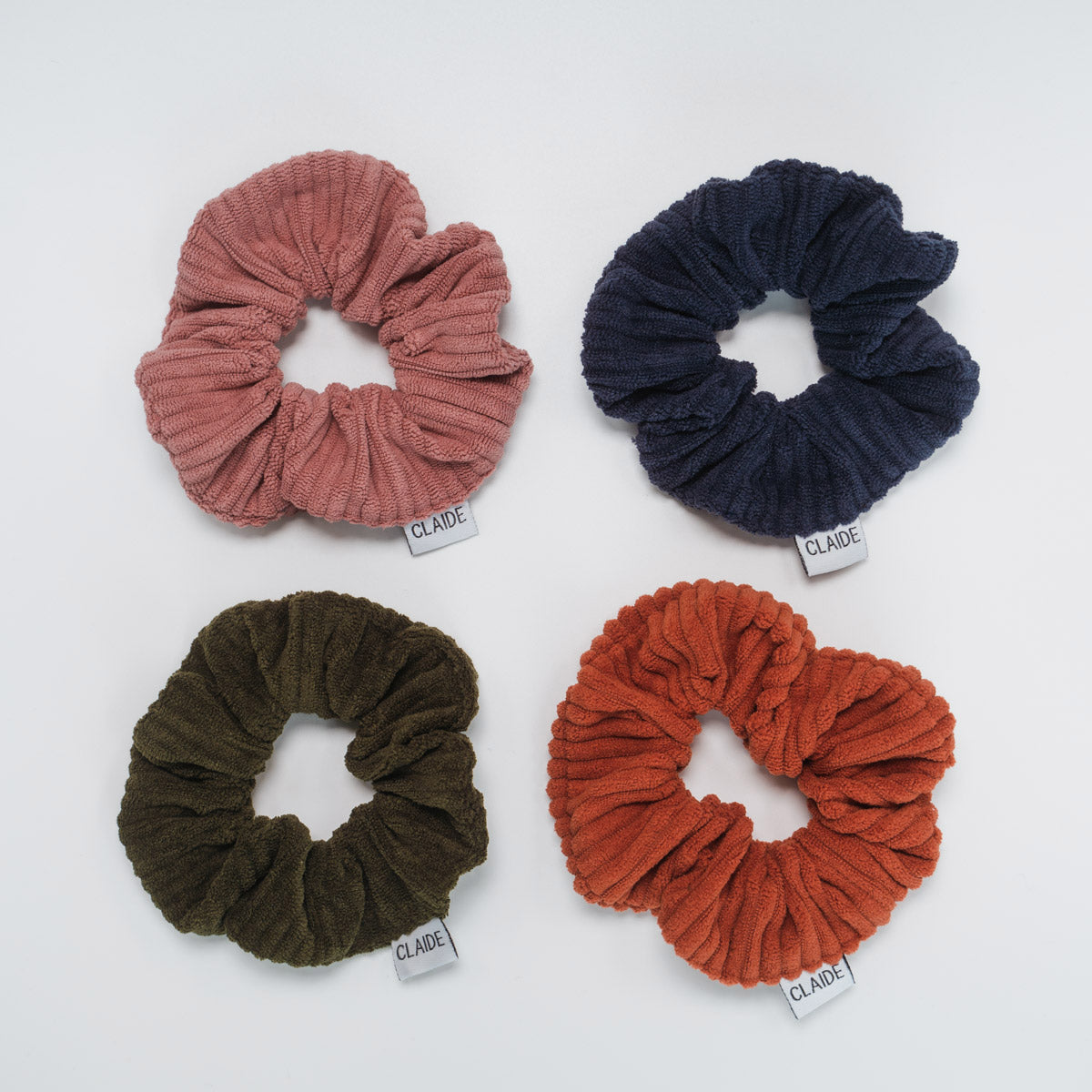 Claide Scrunchies Color Bundle (4er-Pack)