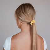 Yellow Cotton Scrunchies Bundle (3er-Pack)