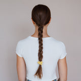 Yellow Cotton Scrunchies Bundle (3er-Pack)