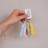 Mini Scrunchies Pastel Cotton Bundle (4er-Pack)