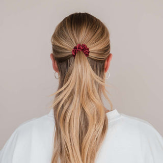 Red Silk Scrunchies Bundle (3er-Pack)