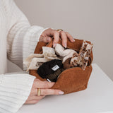 Kosmetiktasche aus Cord