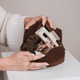 Teddy Kosmetiktasche braun