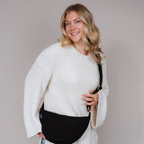 Cord Crossbody Bag schwarz