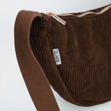 Cord Crossbody Bag braun
