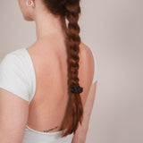 Black Silk Scrunchies Bundle (3er-Pack)