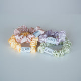 Satin-Seide, zeitlose Schönheit: Die Claide Pastell Scrunchies für anspruchsvolle Styles