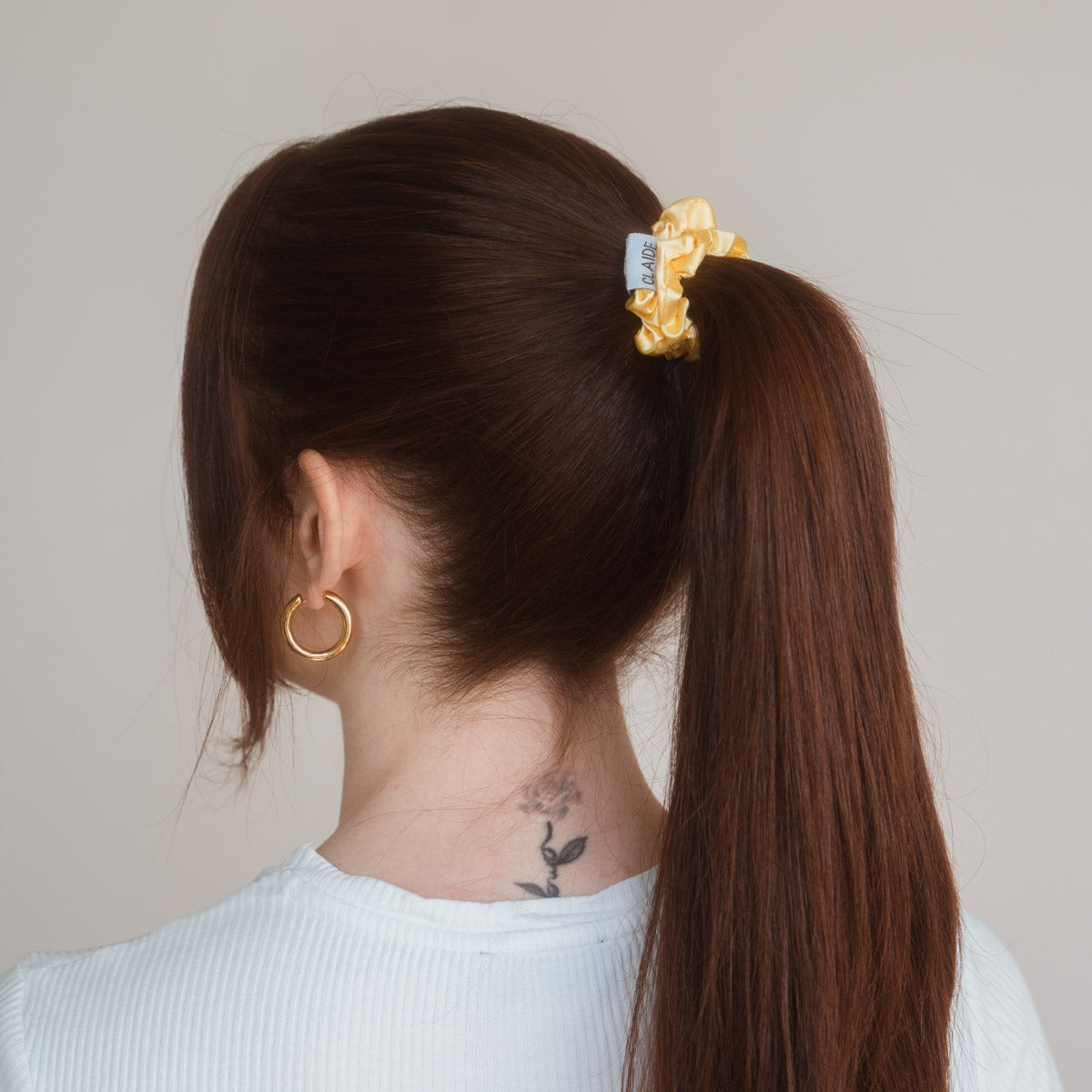Eleganz und Qualität vereint: Die Pastell Scrunchies von Claide aus edler Satin-Seide