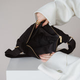 Cord Crossbody Bag schwarz