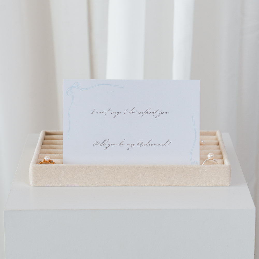 Postkarte Trauzeugin "I do"