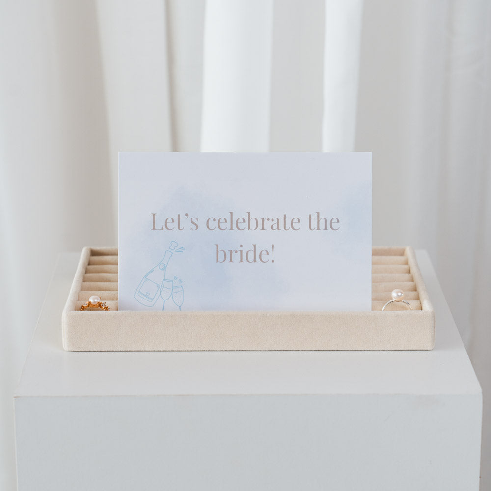 Postkarte JGA "Let´s celebrate"