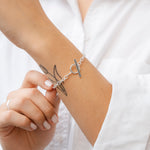 CLAIDE Schmuck Armband Alexis Silber
